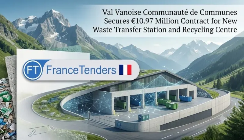 Val Vanoise Communauté de Communes Secures €10.97 Million Contract for New Waste Transfer Station and Recycling Centre