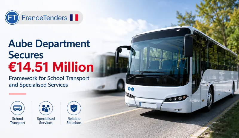 Aube Department Secures €14.51 Million Framework for School Transport and Specialised Services