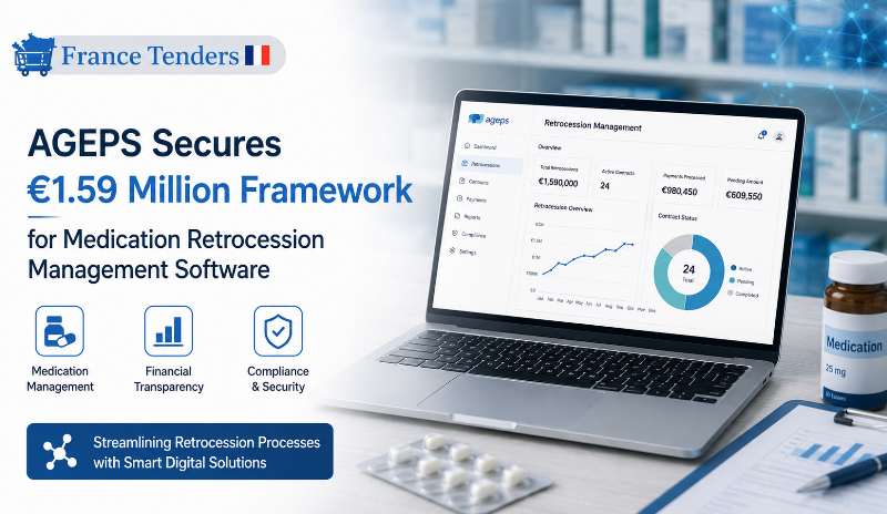 AGEPS Secures €1.59 Million Framework for Medication Retrocession Management Software
