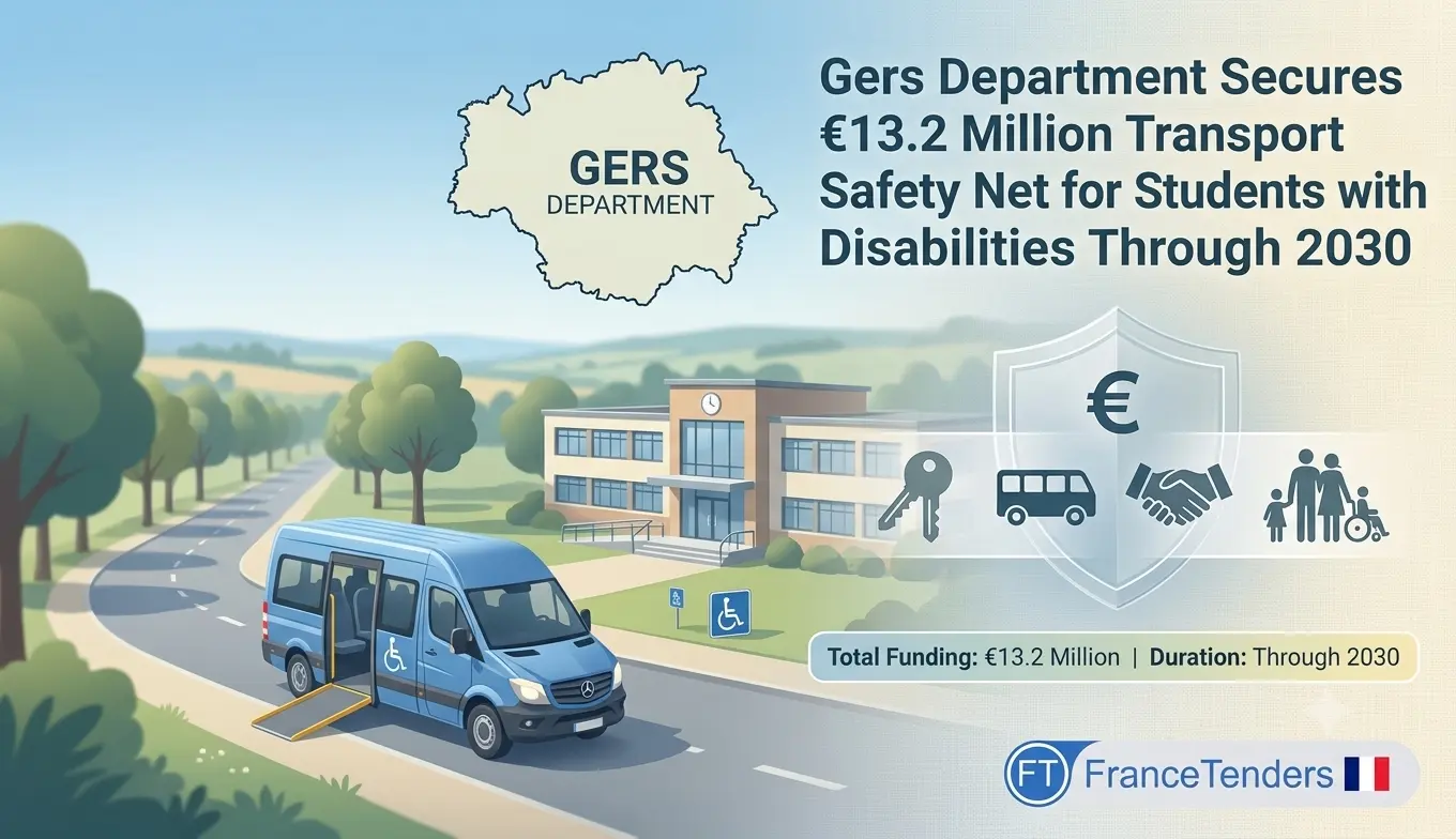 Gers Department Secures €13.2 Million Transport Safety Net for Students with Disabilities Through 2030