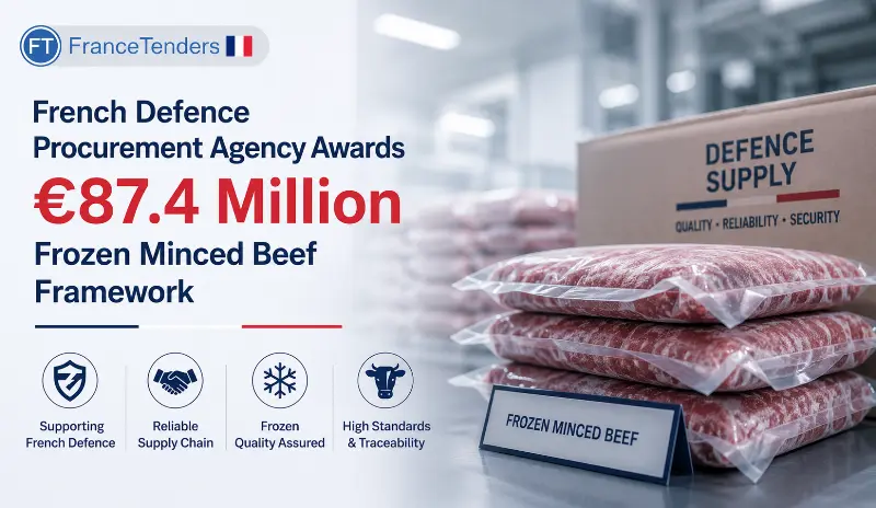 French Defence Procurement Agency Awards €87.4 Million Frozen Minced Beef...