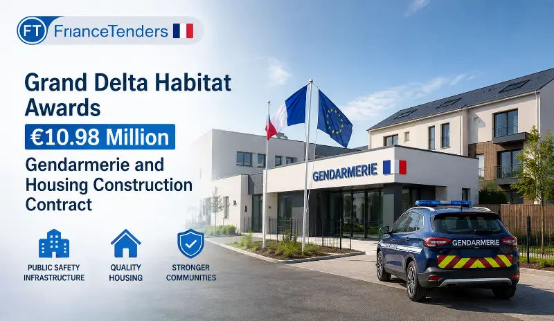 Grand Delta Habitat Awards €10.98 Million Gendarmerie and Housing...