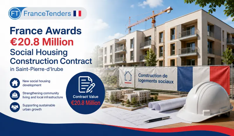 France Awards €20.8 Million Social Housing Construction Contract in Saint-Pierre-d'Irube