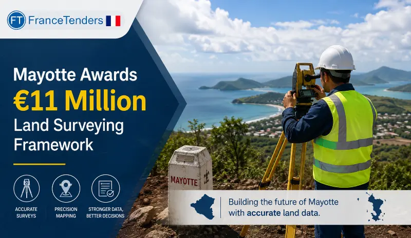 Mayotte Awards €11 Million Land Surveying Framework