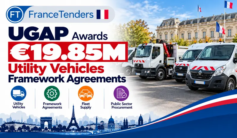 UGAP Awards €19.85M Utility Vehicles Framework Agreements