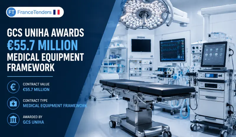 GCS UniHA Awards €55.7 Million Medical Equipment Framework