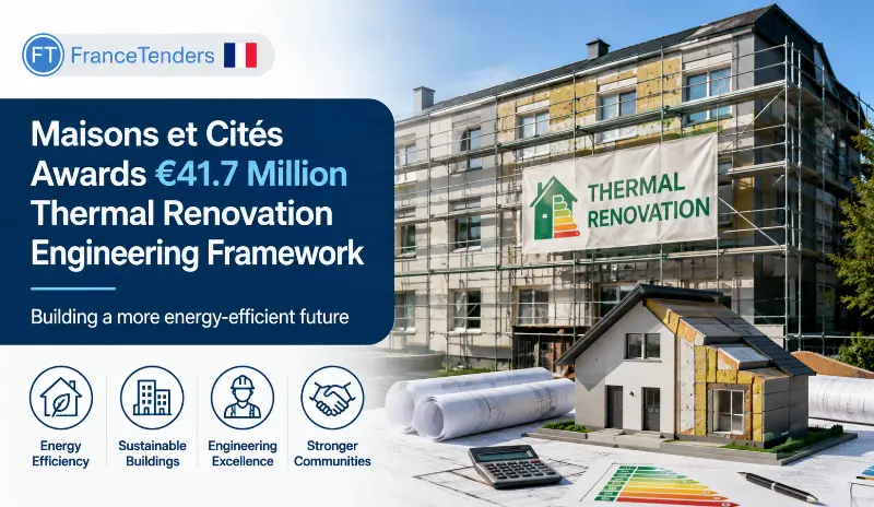 Maisons et Cités Awards €41.7 Million Thermal Renovation Engineering...