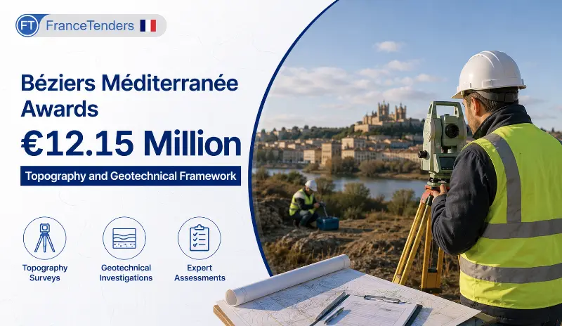 Béziers Méditerranée Awards €12.15 Million Topography and Geotechnical...